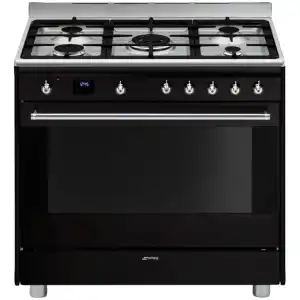 Smeg 90cm Cooker with Gas Hob - SSA91MABL2
