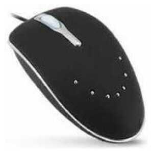 UniQue PS/2 Mouse With Carry Pouch - Black
