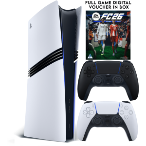 PlayStation 5 Digital Pro Console + EA SPORTS FC 26 (Voucher) + PS5 DualSense - Midnight Black