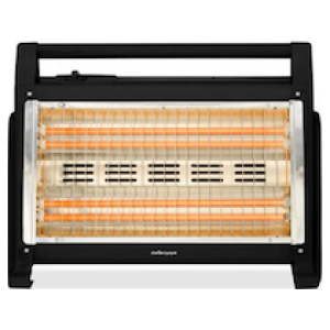 Mellerware Heater 2 Heat Settings Quartz Plastic Black 4